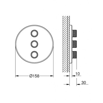 Dušas maisītājs GROHE Grohtherm SmartControl Iebūvējams, SmartControl, Long-Life apdare Warm Sunset 29122DA0