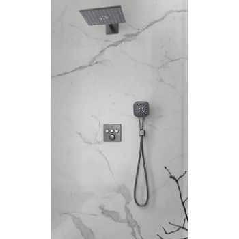 Vannas / Dušas maisītājs Grohe Grohtherm SmartControl iebūvējams 3 izvadi, brushed Hard Graphite  29126AL0