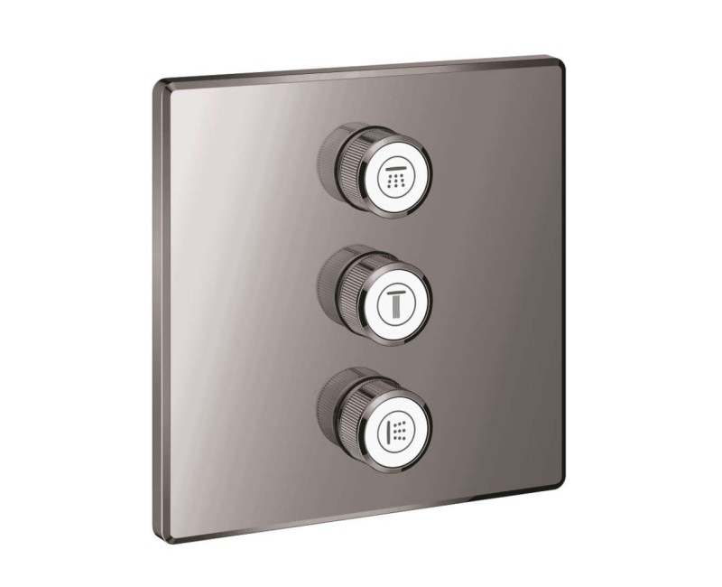 Смеситель для душа GROHE Grohtherm SmartControl Встроенный, SmartControl, Долговечная отделка Hard Graphite 29127A00