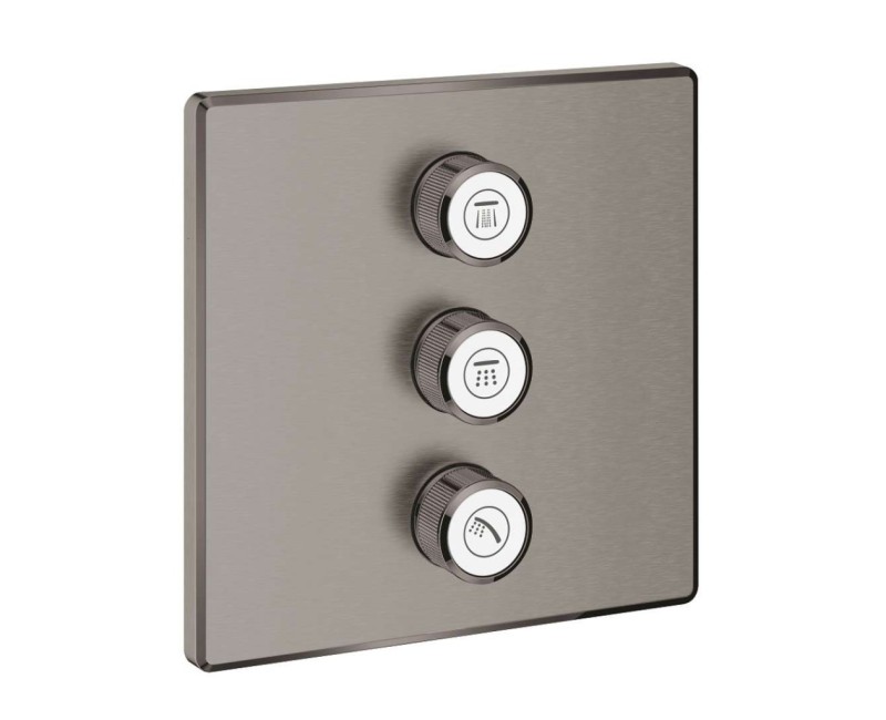 Dušas maisītājs GROHE Grohtherm SmartControl Iebūvējams, SmartControl, Long-Life apdare Brushed Hard Graphite 29127AL0