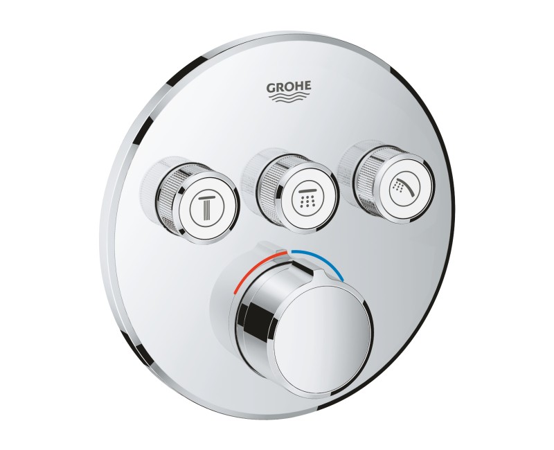 Смеситель для ванны/душа Grohe SmartControl Встроенный 3 выхода, хром 29146000