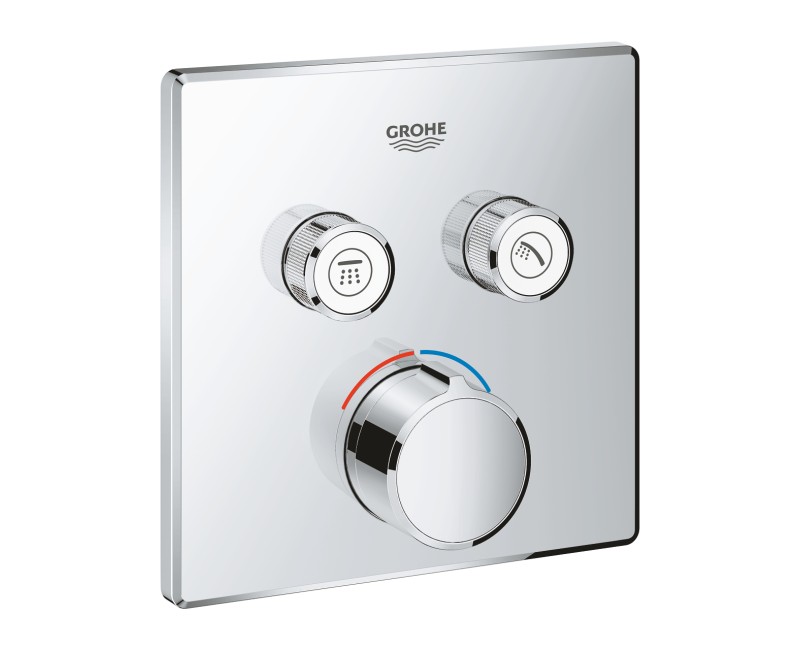 Смеситель для ванны/душа Grohe SmartControl Встроенный 2 выхода, хром 29148000