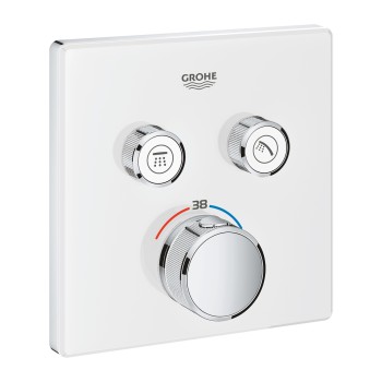 Dušas maisītājs Grohe Grohtherm SmartControl iebūvējams ar termostatu moon white/Hromēts 29156LS0