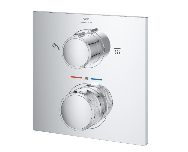 Dušas maisītājs Grohe Allure iebūvējams ar termostatu Hromēts 29181002