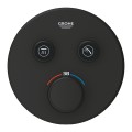 Dušas maisītājs Grohe Grohtherm SmartControl iebūvējams ar termostatu, 2 izvadi, Melns 29507KF0