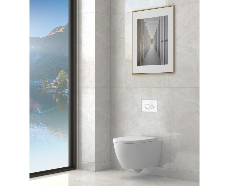 Piekaramais pods Kielle Oudee Rimless ar vāku Soft Close 30102000