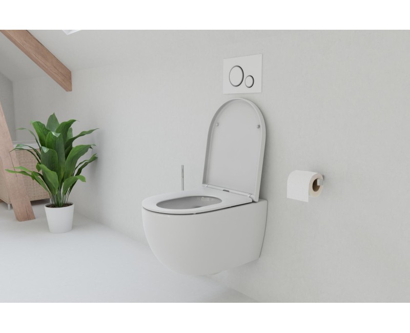 Piekaramais pods Kielle Oudee Rimless ar vāku Soft Close 30102000