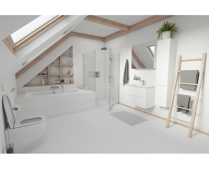 Piekaramais pods Kielle Oudee Rimless ar vāku Soft Close 30102000