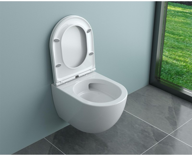 Piekaramais pods Kielle Oudee Vortex Rimless ar Vāku Soft Close