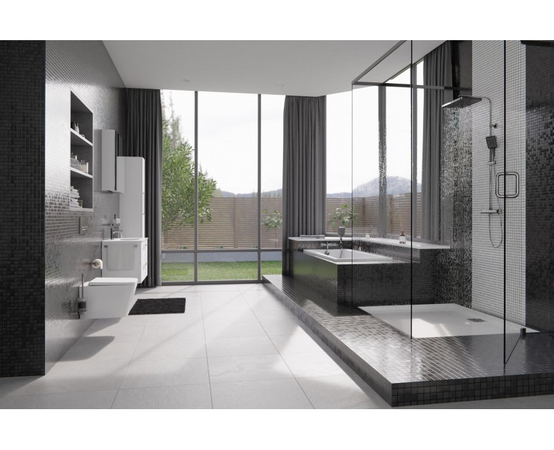 Piekaramais pods Kielle Arkas I Rimless ar SoftClose Vāku Balts 30111000