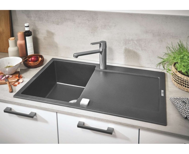 Vannas istabas izlietnes maisītājs GROHE Get PVD virsma Supersteel  30196DC0