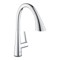Смеситель для кухни Grohe Zedra Touch Electronic Выдвижной Хром 30219002