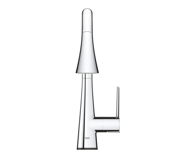 Смеситель для кухни Grohe Zedra Touch Electronic Выдвижной Хром 30219002