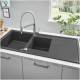 Virtuves maisītājs Grohe Get ar lokanu izvadu Hromēts 30361000 Virtuves maisītājs Grohe Get ar lokanu izvadu Hromēts 30361000