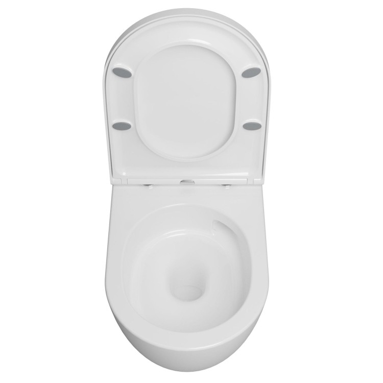 Tualetes poda komplekts Kielle Genesis piekaramais pods Oudee Rimless, rāmis ar Baltu pogu Gemini I un SoftClose Vāku Tualetes poda komplekts Kielle Genesis piekaramais pods Oudee Rimless, rāmis ar Baltu pogu Gemini I un SoftClose Vāku