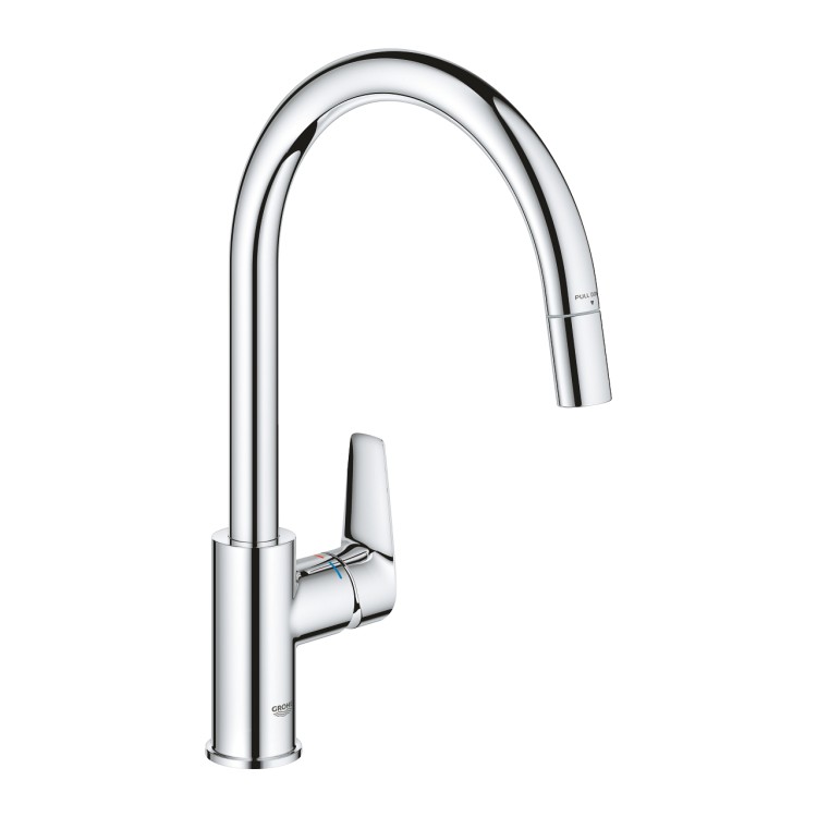Смеситель для кухни Grohe StartEdge Выдвижной Хром 30550000 Смеситель для кухни Grohe StartEdge Выдвижной Хром 30550000
