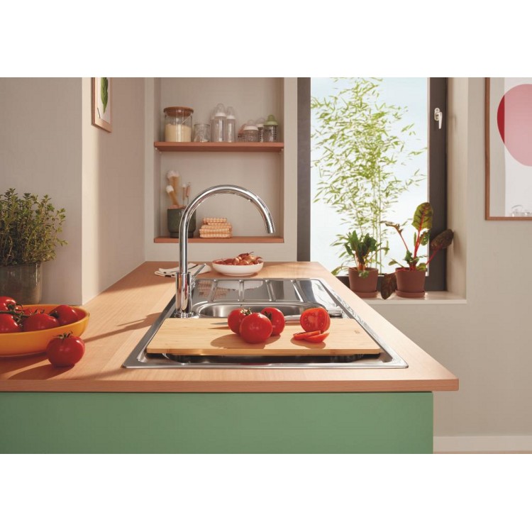 Смеситель для кухни Grohe StartEdge Выдвижной Хром 30550000 Смеситель для кухни Grohe StartEdge Выдвижной Хром 30550000