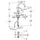 Virtuves maisītājs Grohe Blue Pure BauCurve filtrētam ūdenim Hromēts 30580000 Virtuves maisītājs Grohe Blue Pure BauCurve filtrētam ūdenim Hromēts 30580000