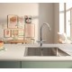 Virtuves maisītājs Grohe Blue Pure BauCurve filtrētam ūdenim Hromēts 30580000 Virtuves maisītājs Grohe Blue Pure BauCurve filtrētam ūdenim Hromēts 30580000