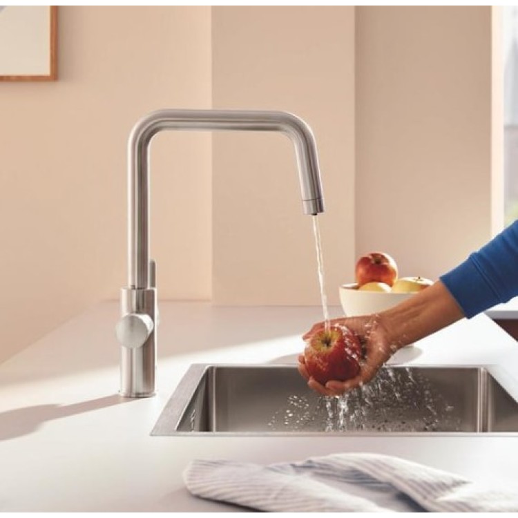 Virtuves maisītājs Grohe Blue Pure Start filtrētam ūdenim Hromēts 30595DC0 Virtuves maisītājs Grohe Blue Pure Start filtrētam ūdenim Hromēts 30595DC0