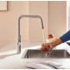 Virtuves maisītājs Grohe Blue Pure Start filtrētam ūdenim Hromēts 30595DC0 Virtuves maisītājs Grohe Blue Pure Start filtrētam ūdenim Hromēts 30595DC0