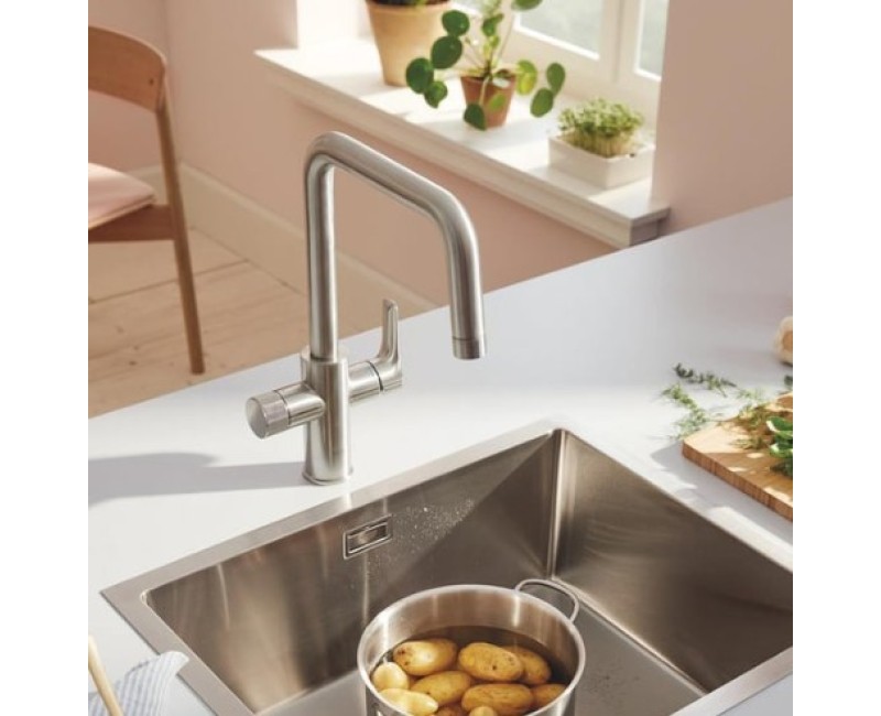 Смеситель для кухни Grohe Blue Pure StartCurve с фильтром Хром 30593000