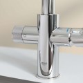 Virtuves maisītājs GROHE Blue Pure Minta  ar filtra funkciju un izvelkamu galvu StarLight® apdare Hromēts 30601000