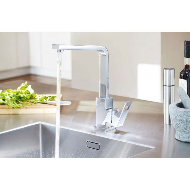 Virtuves maisītājs GROHE Eurocube StarLight® apdare Hromēts 31255000 Virtuves maisītājs GROHE Eurocube StarLight® apdare Hromēts 31255000