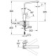 Virtuves maisītājs GROHE Eurocube StarLight® apdare Hromēts 31255000 Virtuves maisītājs GROHE Eurocube StarLight® apdare Hromēts 31255000