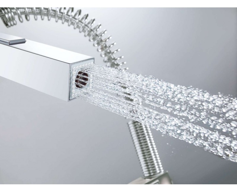 Смеситель для кухни GROHE Eurocube StarLight®, отделка, хром 31395000