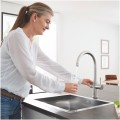 Смеситель для кухни Grohe Blue Home с фильтром, Supersteel 31455DC1