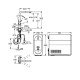 Virtuves maisītājs Grohe Blue Home Hromēts 31539DC0 Virtuves maisītājs Grohe Blue Home Hromēts 31539DC0