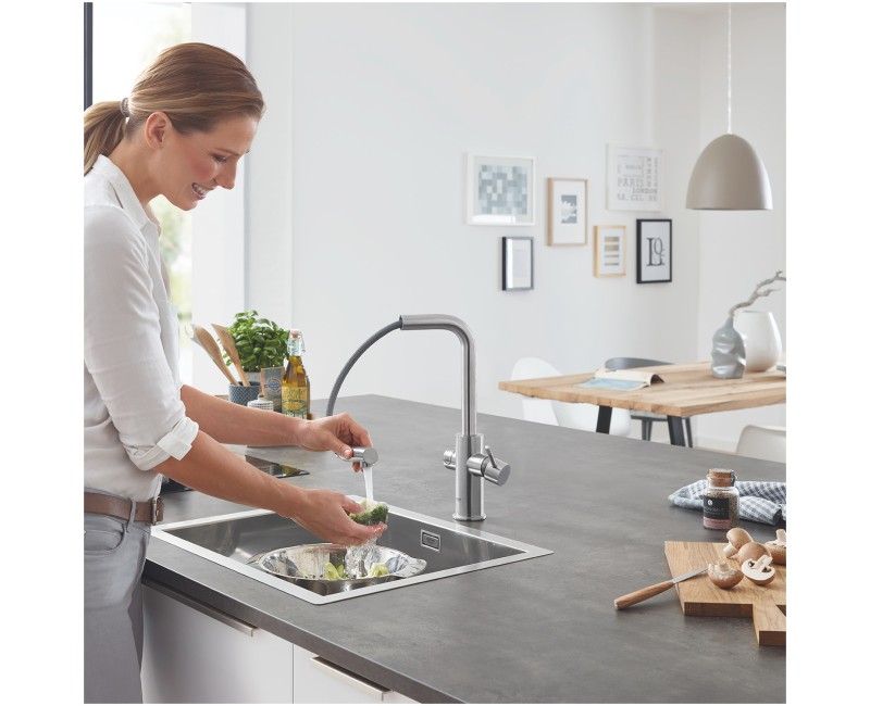 Virtuves maisītājs Grohe Blue Home Hromēts 31539DC0