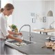 Virtuves maisītājs Grohe Blue Home Hromēts 31539DC0 Virtuves maisītājs Grohe Blue Home Hromēts 31539DC0