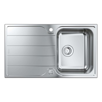 Virtuves izlietne Grohe K500 86x50cm Whisper izolācija, StarLight satīna apdare, pulēts nerūsējošais tērauds 31571SD1