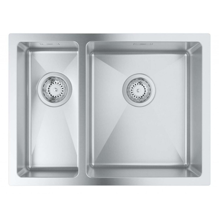 Virtuves izlietne Grohe K700 60x45cm StarLight satīna apdare, Whisper izolācija, pulēts nerūsējošais tērauds 31576SD1 Virtuves izlietne Grohe K700 60x45cm StarLight satīna apdare, Whisper izolācija, pulēts nerūsējošais tērauds 31576SD1