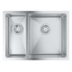 Virtuves izlietne Grohe K700 60x45cm StarLight satīna apdare, Whisper izolācija, pulēts nerūsējošais tērauds 31576SD1 Virtuves izlietne Grohe K700 60x45cm StarLight satīna apdare, Whisper izolācija, pulēts nerūsējošais tērauds 31576SD1