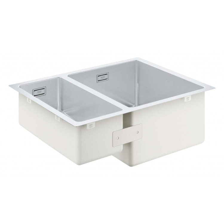 Virtuves izlietne Grohe K700 60x45cm StarLight satīna apdare, Whisper izolācija, pulēts nerūsējošais tērauds 31576SD1 Virtuves izlietne Grohe K700 60x45cm StarLight satīna apdare, Whisper izolācija, pulēts nerūsējošais tērauds 31576SD1