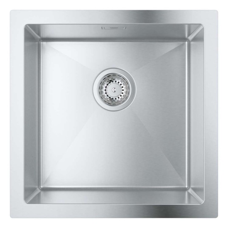 Virtuves izlietne Grohe K700 46x46cm StarLight satīna apdare, Whisper izolācija, pulēts nerūsējošais tērauds 31578SD1 Virtuves izlietne Grohe K700 46x46cm StarLight satīna apdare, Whisper izolācija, pulēts nerūsējošais tērauds 31578SD1