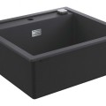 Кухонная мойка Grohe K700 Granite с автоматическим сливом, 56x51 см, изоляция Whisper, черная 31651AP0