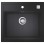 Кухонная мойка Grohe K700 Granite с автоматическим сливом, 56x51 см, изоляция Whisper, черная 31651AP0