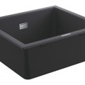 Кухонная мойка Grohe K700 Granite с автоматическим сливом, 53x46 см, изоляция Whisper, черная 31654AP0
