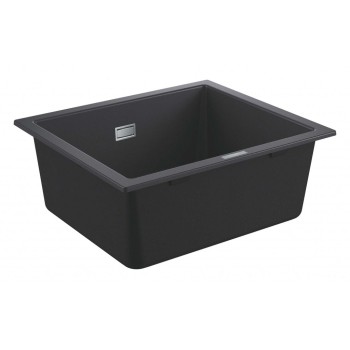 Virtuves izlietne Grohe K700 Granīta ar automātisko noteci, 53x46cm Whisper izolācija, Melna 31654AP0