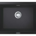 Кухонная мойка Grohe K700 Granite с автоматическим сливом, 61x46 см, изоляция Whisper, черная 31655AP0