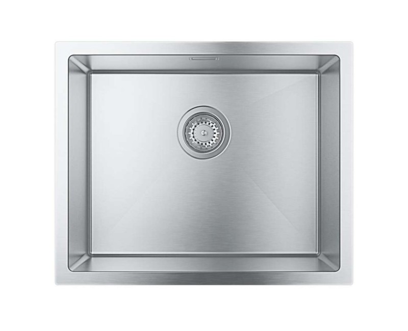 Virtuves izlietne Grohe K700 55x45cm Whisper izolācija,  StarLight satīna apdare, pulēts nerūsējošais tērauds 31726SD0