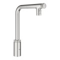 Virtuves maisītājs Grohe Minta SmartControl ar sensoru Supersteel 31889DC0