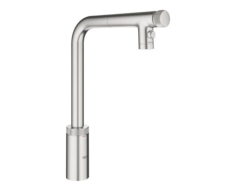 Virtuves maisītājs Grohe Minta SmartControl ar sensoru Supersteel 31889DC0