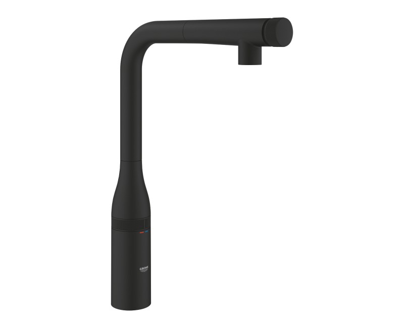 Virtuves maisītājs Grohe Essence SmartControl ar sensoru Phantom black 31928KF0