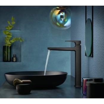 Izlietnes maisītājs Hansgrohe Metropol 260 Ar push-open izplūdi 32512340 Brushed Black Chrome