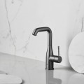 Grohe Essence смеситель для раковины с pop up клапаном, матовый темный графит 32628AL1